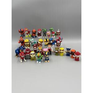 Paw Patrol Figure Lot - 30 Figures Chase Marshall Skye Etc